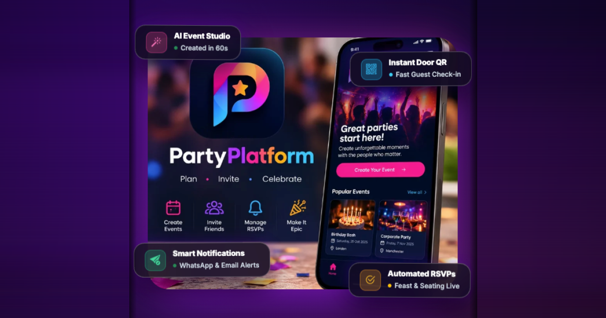 PartyPlatform Social Card